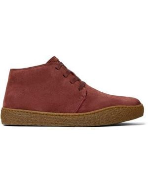 Camper Peu Terreno Mid Top Sneaker - Red