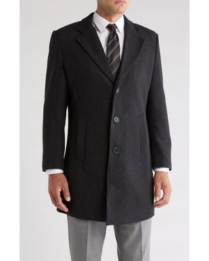 Braveman Tailored Wool Blend Jacket - Black