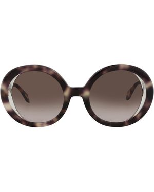Just Cavalli 51Mm Round Sunglasses - Brown