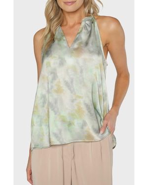 Matty M Lune Satin Tank - Green