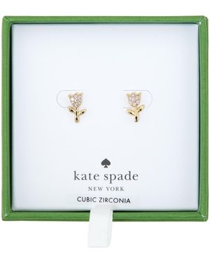 Kate Spade Mini Tulip Stud Earrings - Green