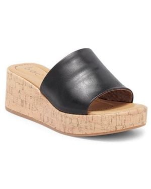 B O C Savia Platform Wedge Sandal - Black
