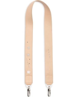 Longchamp Star Leather Shoulder Strap - White