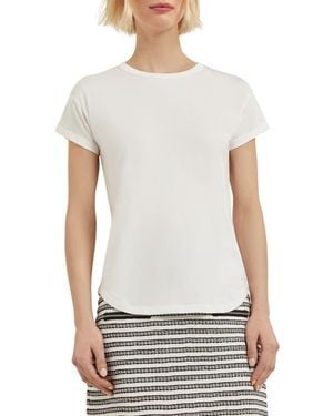 Misook Classic Crewneck T-Shirt - White