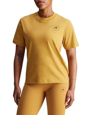 adidas By Stella McCartney Regal Short Sleeve T-Shirt - Yellow