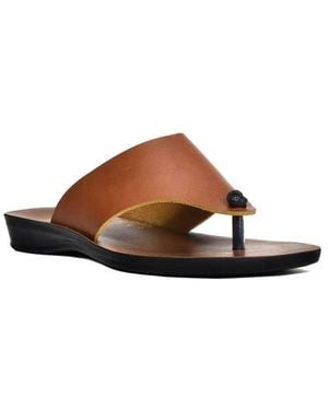 Aerosoft Vintage Arch Thong Sandal - Brown