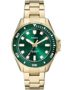 Fossil Dalton Three Hand Quartz Bracelet Watch, 42Mm - Metallic