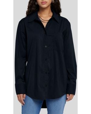 Seven7 Everyday Button Down Shirt - Blue