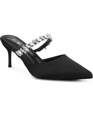 LONDON RAG Sena Pointed Toe Mule - Black