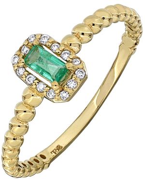 Bony Levy El Mar Ruby & Diamond Stackable Ring - Metallic
