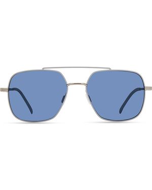 Eco Trinidad 56Mm Polarized Aviator Sunglasses - Blue