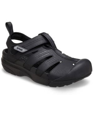 Crocs™ Yukon Fisherman Sandal - Black
