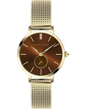 Alfred Sung Serentiy Stainless Steel Bracelet Watch, 33Mm - Metallic