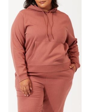 Threads For Thought Invincible Fleece Hoodie - Red