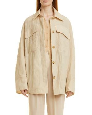 Vince Shirt Jacket - Natural
