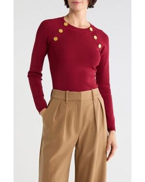 L'Agence Gretchen Sweater - Red