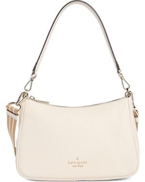 Kate Spade Rosie Pebble Leather Medium Satchel - Natural
