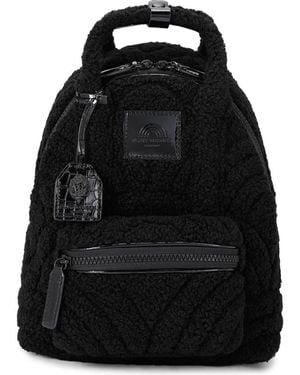 Kurt Geiger Small Southbank Faux Shearling Backpack - Black