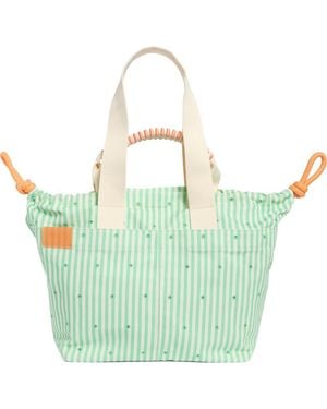 Aimee Kestenberg Coastal Carryall Stripe Canvas Tote - Blue