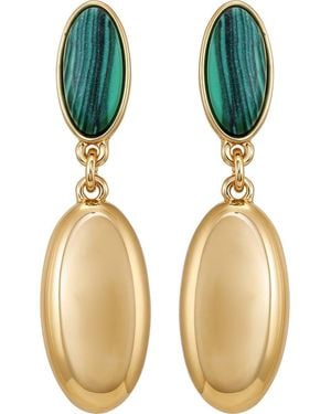 Vince Camuto Oval Drop Earrings - Metallic