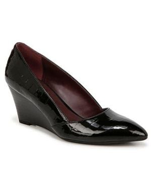 Franco Sarto Frankie Pointed Toe Wedge Pump - Black