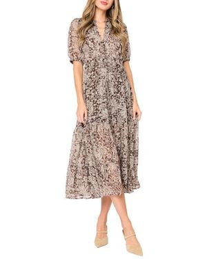 Gibsonlook Kira Drawstring Maxi Dress - Natural
