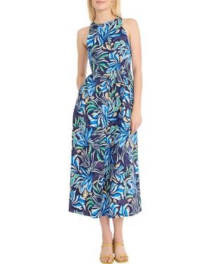 Donna Morgan Sleeveless Fit & Flare Maxi Dress - Blue