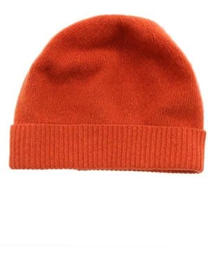 Portolano Cashmere Beanie - Orange