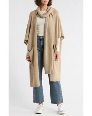 Steve Madden Topper With Scarf - Blue