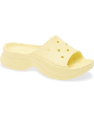 Crocs™ Bae Platform Slide Sandal - Yellow