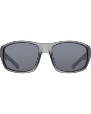 Dragon 64Mm Oversize Rectangular Sunglasses - Gray