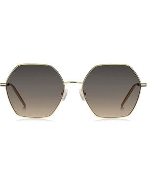 BOSS 57Mm Gradient Geometric Sunglasses - Gray