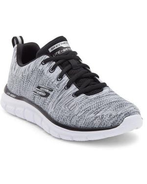 Skechers Track Knit Sneaker - White