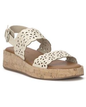 Lucky Brand Elsie Wedge Sandal - Natural