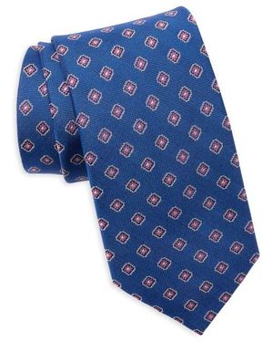 Ted Baker Hallows Diamond Silk Blend Tie - Blue