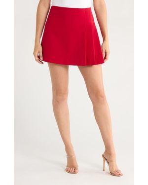 Alice + Olivia Alice + Olivia Semira Mini Skirt - Red