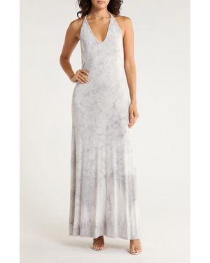 Go Couture Halter Maxi Dress - White