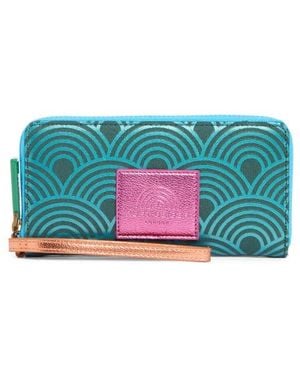 Kurt Geiger Southbank Zip Around Wallet - Green