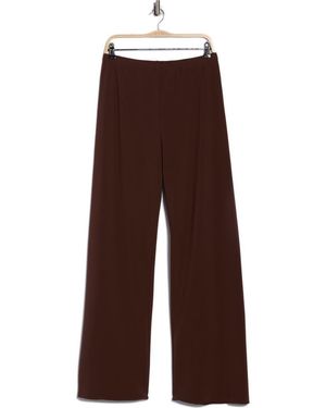 Vince Camuto Elastic Waist Seamless Pants - Brown