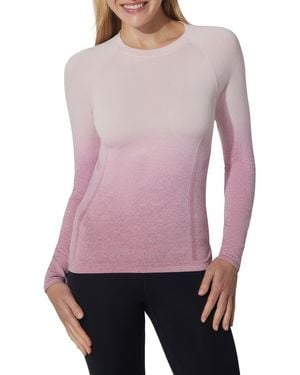 90 Degrees Melora Seamless Long Sleeve Top - Purple