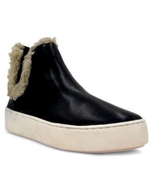 Chelsea Crew Winston Leather High Top Sneaker - Black