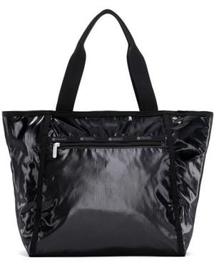 LeSportsac Shine Classic Nylon Tote - Black