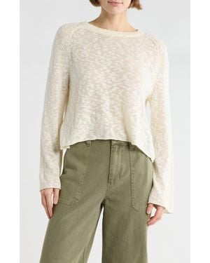 Abound Slub Knit Long Sleeve Top - Natural