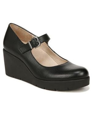Naturalizer Adore Mary Jane Wedge Sandals - Black