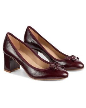LK Bennett Juliette Block Heel Ballet Pump - Brown