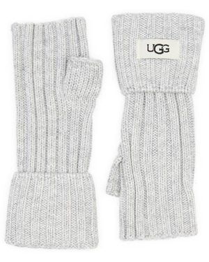UGG Ugg Knit Boucle Armwarmer - White