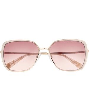 Ted Baker 58Mm Gradient Square Sunglasses - Pink