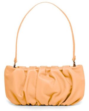 STAUD Bean Leather Clutch - Orange