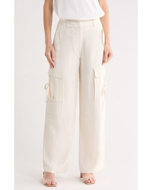 Ulla Johnson Pax Cargo Wide Leg Pants - Natural