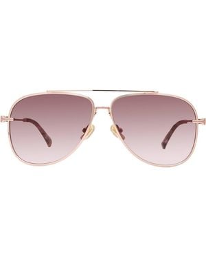 DEZI Top Shelf 59Mm Gradient Aviator Sunglasses - Pink